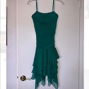 BCBGMaxazria Emerald Green Cocktail Dress